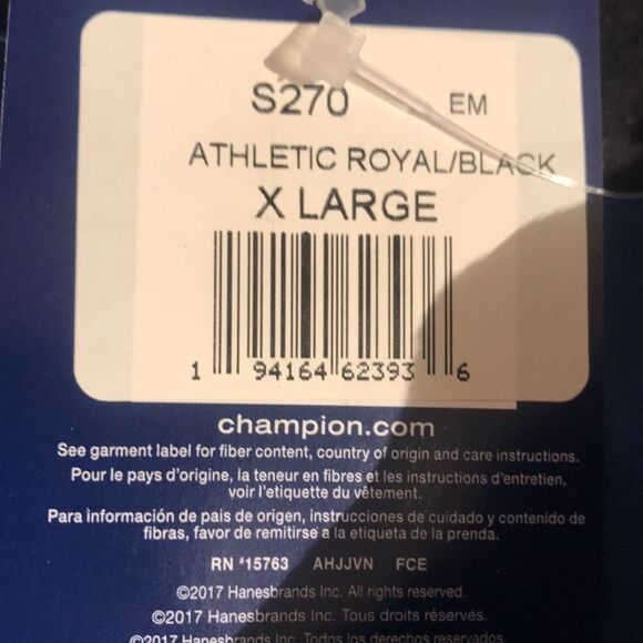 Champion half zip - men size XL - Picture 4 of 5